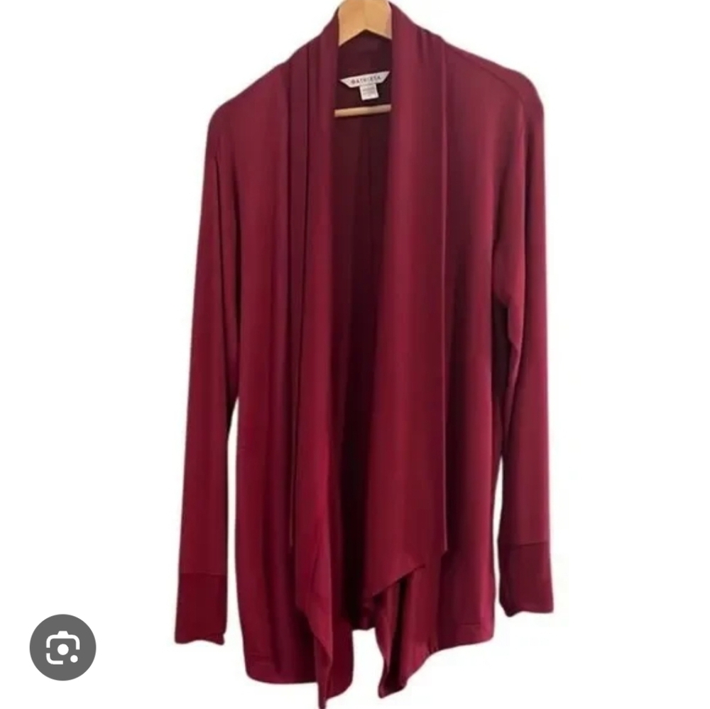 Athleta Pranayama Coffeeberry Wrap Cardigan Size M